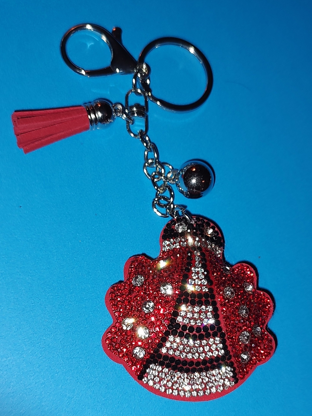 New! Rhinestone Ladybug Keychain/Purse/Bag Charm